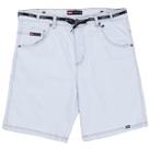 Bermuda Wats Jeans Tradicional Off White Tamanho:GGCor:Azul Claro