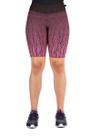Bermuda Wolfox Estampado Degrade Cintura Alta Tecido Jacquard Pronta Entrega