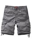 Bermudas Cargo para Hombre Match Talla 6XL Gris Ajuste Cómodo