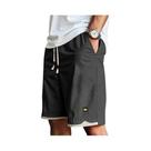 Bermudas Casuais Masculinas Soltas Com Contraste De Cores, Moda Verão 2025, Tendência Urbana E De Bermudas Casuais Masculinas Soltas Com Contraste De Cores, Moda Verão 2025, Tendência Urbana E De