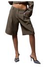 Bermudas MakeMechic Old Money de cintura baixa para mulheres Bermudas MakeMechic Old Money de cintura baixa para mulheres
