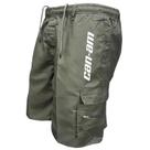 Bermudas Masculinas De Ciclismo De Secagem Rápida Com Cintura Elástica, Bolsos Múltiplos E Caimento