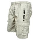 Bermudas Masculinas De Ciclismo De Secagem Rápida Com Cintura Elástica, Bolsos Múltiplos E Caimento