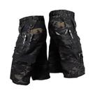 Bermudas Masculinas De Trabalho Ao Ar Livre Em Verde Militar Com Camuflagem, Verão, Multi Bolsos,