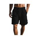 Bermudas Masculinas Leves E Respiráveis De Algodão E Linho Para O Verão, Estilo Casual De Praia,