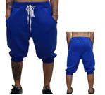 Bermudas moletom estilo saruel