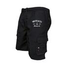 Bermudas Táticas Masculinas De Verão Com Estampa Da Bandeira De Mônaco, Multi-bolsos, Cintura