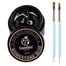 Besouros de cola de strass para decoração de arte de unhas de 15 ml