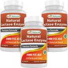 Best Naturals Enzima Lactasa 3000 FCC ALU 180 Tabletas x 3