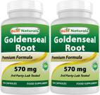 Best Naturals Goldenseal Root 570 mg 200 cápsulas