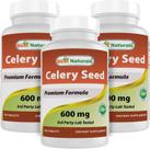 Best Naturals Semilla de Apio 600 mg 180 Tabletas x3