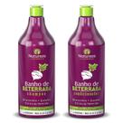 Beterraba - shampoo e condicionador 1l - natureza cosméticos