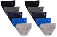 Beverly Hills Polo Club Cuecas Slip Masculinas Low Rise Pacote com 10