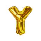 Bexiga Balão Metalizado 16 Polegadas 40cm Dourado Letra Y Bexiga Balão Metalizado 16 Polegadas 40cm Dourado Letra Y