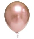 Bexiga Balões Metalizado Platino Nº 5 Rose Gold - 25 Unid