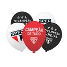 Bexigas Balões Tema Nº 8 São Paulo Tricolor SPFC - 20 unid