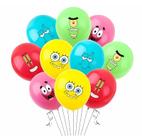 Bexigas Bob Esponja Decoração Balões Festa Temática