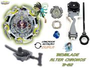 Beyblade Burst C/ 2 Lançador Grip Alter Chronos Beyblader Kuza Beyblade Burst C/ 2 Lançador Grip Alter Chronos Beyblader Kuza