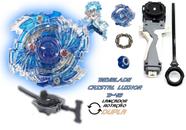 Beyblade Burst C/ 2 Lançador Grip Cristal Luinor Beyblader Lui