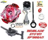 Beyblade Burst Metals C/lançador Storm Spriggan Shu Kurenai