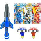 Beyblade Espada Lançadora com Efeito de Luz Giro Super Spin Pião Metal Batalha