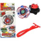 Beyblade Luz Led 6D Pião Super Top Extreme Finger