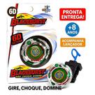 BeyBlade Super Top Com Lançador e Luz No Peão Bey Blade Novo - TK