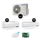 Bi-Split Samsung WindFree 18.000 BTUs (Hi Wall 9.000 & 18.000) Quente/Frio com WiFi