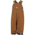 Bib Overall Carhartt Little Boys, lona lavada, flanela 4T