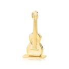 Bibelô Decorativo Viola Caipira Revestido em Ouro