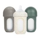 Biberón de silicona Boon Nursh para bebé, flujo medio, 237 ml