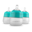 Biberón NANOBÉBÉ Flexy de Silicona 150 ml Anticólico 3-Pack