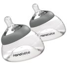 Biberón Nanobébé NANOBÉBÉ Anticólicos Pack Doble Gris