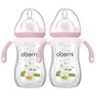 Biberón para Bebé Oberni 270ml con Pajilla Ponderada y Flujo Rápido, 2 piezas
