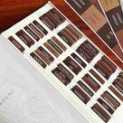 Bible Tabs Thinkor Reposition laminado com estampa grande marrom