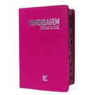 Bíblia a mensagem linguagem contemporânea capa pink com índice