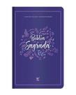 Biblia AEC - Letra Gigante - Roxo Folhas - Editora Vida