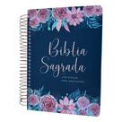 Bíblia Anote NVI Azul rosas