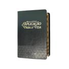 Bíblia aplicação para a vida arc capa de luxo preta índice Bíblia aplicação para a vida arc capa de luxo preta índice