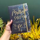 Bíblia da Mulher Sábia de Estudos Realeza 100% Glitter com Abas adesivas + Elástico + Marcador com pingentes