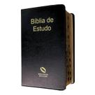 Bíblia de estudo além do sofrimento naa capa luxo preta com índice Bíblia de estudo além do sofrimento naa capa luxo preta com índice