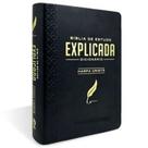 Biblia de estudo explicada m - rc luxo harpa preta