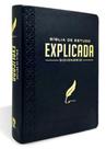 Biblia de estudo explicada m - rc luxo preta - CPAD