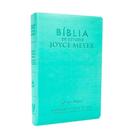 BÍBLIA DE ESTUDO JOYCE MEYER - Letra Grande AZUL TIFANY
