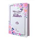 Biblia de estudo para o cotidiano da mulher nva capa dura - branca