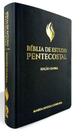 Bíblia de Estudo Pentecostal Grande Luxo Preta Edição Global