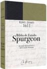 Bíblia de Estudo Spurgeon - Letra Grande - Luxo - Verde e Preta- Editora Bv Books