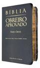 Biblia do obreiro aprovado harpa arc capa de luxo preta