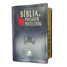 Bíblia do pregador pentecostal com caixa naa capa luxo preta com índice