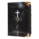 Biblia Ele é o Caminho Borda Dourada com Abas Adesivas Biblia Ele é o Caminho Borda Dourada com Abas Adesivas